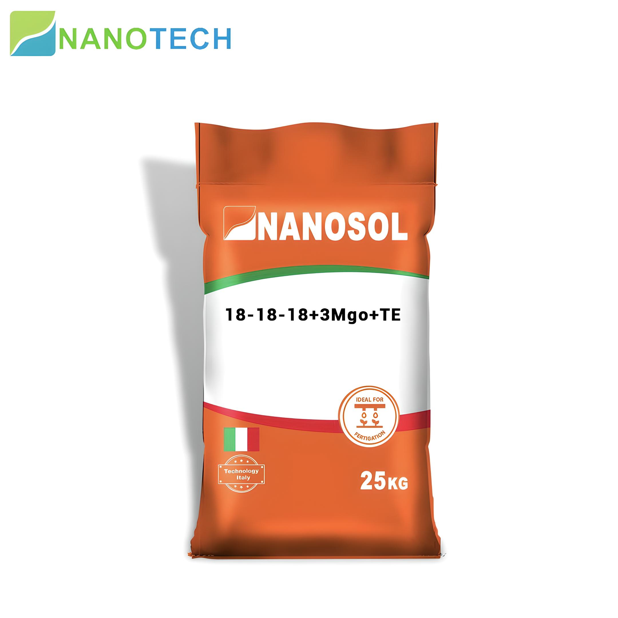 Nanotech-18-18-18-mg-TE-water-soluble-fertilizer-orange-white-packaging